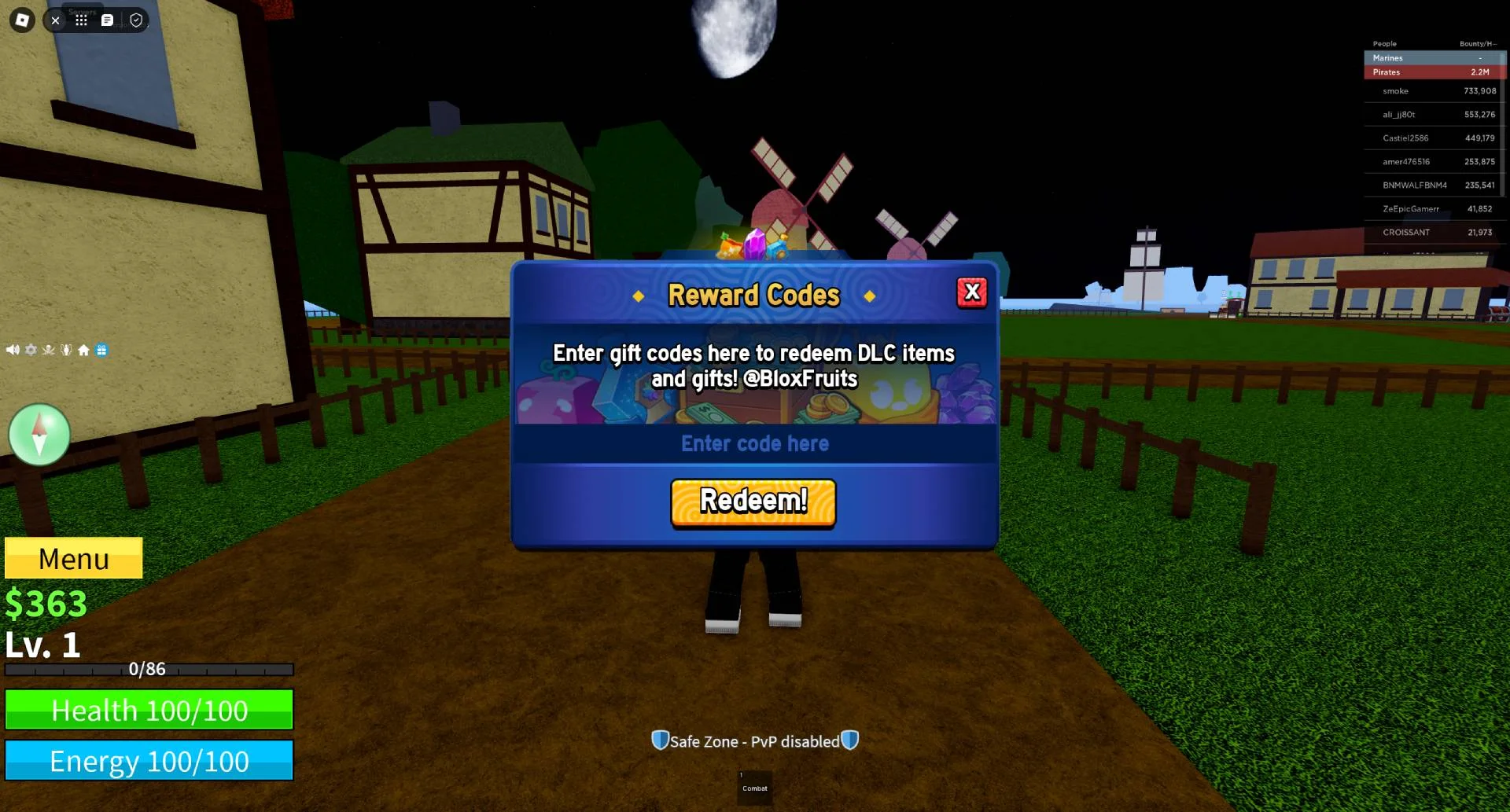 Como resgatar codes